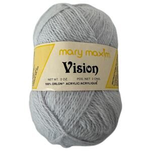 Mary Maxim Vison Gray 12002580 2 oz Orlon Acrylic